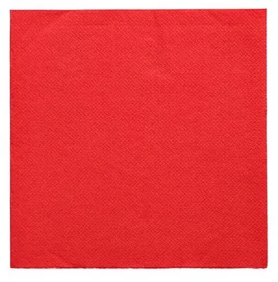 Produktbild von Servietten "DAILY Collection" 1/4-Falz 32 cm x 32 cm rot , 14 x 50 Stück