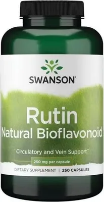 Produktbild von Rutin Natürliches Bioflavonoid 250 mg 250 Kapseln Swanson Health Products