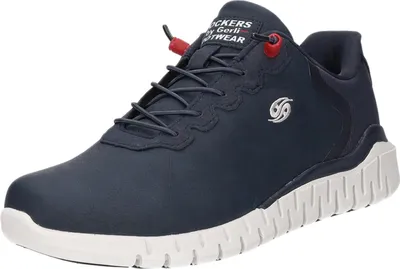 Produktbild von Dockers Herren-Schnürhalbschuh Blau-Weiß, Farbe:blau, EU Größe:47