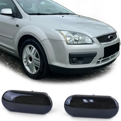 Für Ford Fiesta V 5 Focus II 2 Fusion 2x LED Seitenblinker Blinker Schwarz in der Farbe Schwarz von Carparts-Online GmbH