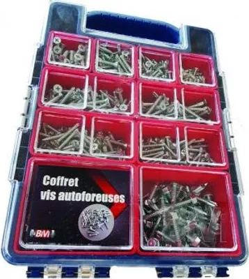Produktbild von Set mit 755 verzinkten selbstbohrenden Schrauben LENNIE - COFAUTOV2