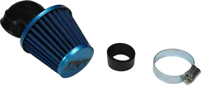 Produktbild von Luftfilter TNT blau 90 Grad Stahlgewebe 28/35 mm für Peugeot Jet-Force C-Tech 50
