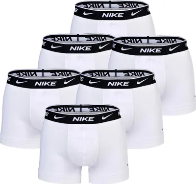 Produktbild von NIKE Herren Boxer Shorts, 6er Pack - Trunks, Logobund, Baumwolle Stretch Weiß XL