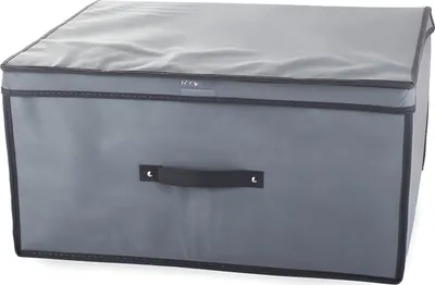 Obrázek produktu pro Verk 01322 Úložná krabice s odklápěcím víkem 60x45x30cm šedá