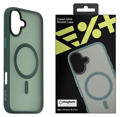 Productafbeelding van MagSafe beschermhoes voor iPhone 16 Plus, robuuste hoes, groen