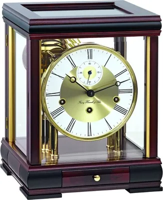 Produktbild von Tischuhr Mahagoni 4/4 Westminster - Hermle Modell: 22998-070352