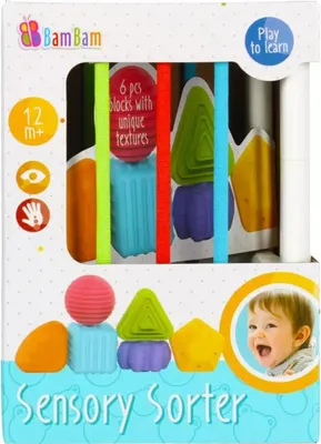 Zdjęcie produktu dla Nd39_491723 Bam Bam Klocki Sensoryczne Wb 24/48