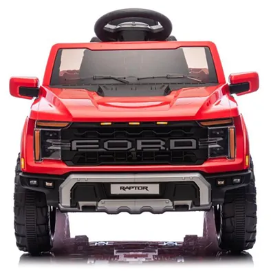 Immagine prodotto di Macchina Elettrica per Bambini Raptor 12V con Telecomando Bluetooth Luci LED e Tappetini Rosso