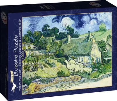 Zdjęcie produktu dla Puzzle 1000 elementów. Vincent Van Gogh. Stare chaty w Cordeville, 1890 r