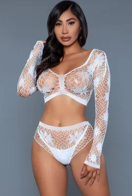 Zdjęcie produktu dla 2-częściowy zestaw Floral Delight - biały