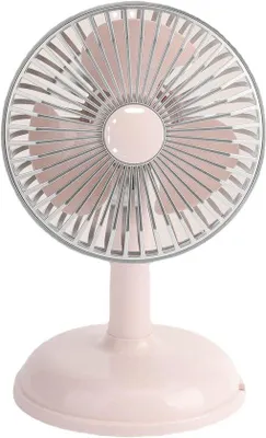 Productafbeelding van VHV - Bureauventilator - USB-tafelventilator - USB-oplaadbaar - 2 snelheden - stil - geschikt voor bureau, kantoor, slaapkamer, keuken