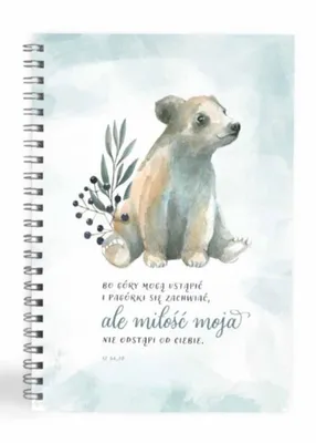 Obrázok produktu pre Mój dziennik - Bo góry mogą ustąpić - misio