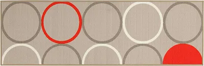 Immagine prodotto di Tappeto Moderno Nuovo Per Il Bagno e cucina - 140x57 Cm ( Galleriafarah1970 )