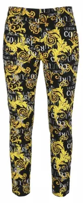 Produktbild von Versace Jeans Couture Cady Bistretch Print Logo Damen HoseKnöchel350