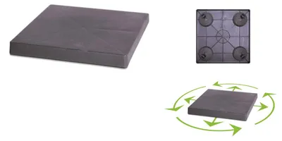 Obrázek produktu pro Pojízdná podložka MOBILE PLATFORM SQUARE antracit 29,2cm