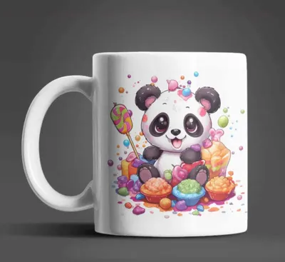 Produktbild von Süßer Panda Kaffeetasse Teetasse Tasse Geschenkidee – Panda-03