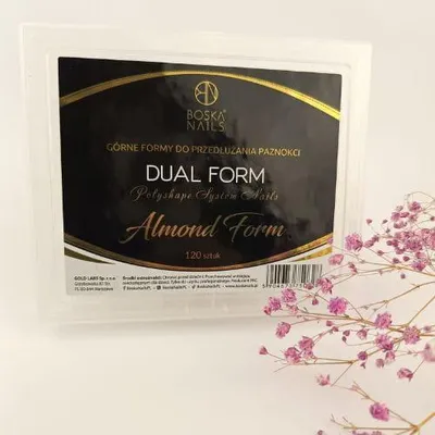 Produktbild von Boska Nails Nagelschablonen Dual Form Almond . Nr. 062 120 Stück