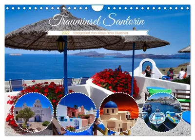 Produktbild von Trauminsel Santorin (Wandkalender 2027 DIN A4 quer), CALVENDO Monatskalender