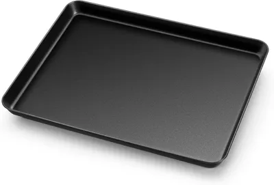 Produktbild von Backblech – Rechteckig – Groß – Kohlenstoffstahl – Backblech mit Antihaftbeschichtung – 40,5 x 30,5 x 2,5 cm – Fettpfanne zum Backen