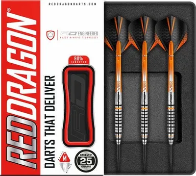 Produktbild von Red Dragon RED DRAGON - Amberjack 14: Stahlspitze Tungsten Darts Professional - 25 Gramm