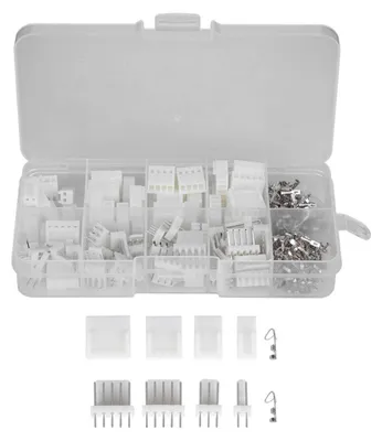 JST-XH Steckverbinder-Set, 230 Stk., 2,54 mm, 2/3/4/5 PIN