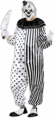 Produktbild von Kostüm  Clown Pierrot - Halloween Overall S - 48/50