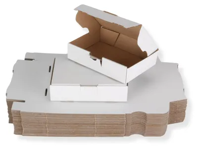 Produktbild von Maxibriefkarton DIN A6 - 180 x 130 x 45 mm / DHL Kleinpaket, weiß 50 Stück