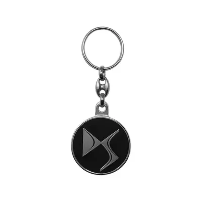 Image de Porte-clés officier DS en métal, noir