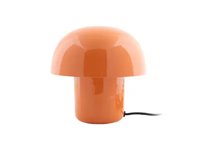 Zdjęcie produktu dla Motyw przewodni – lampka stołowa Fat Mushroom Mini – pomarańczowa – 20 x 20 x 20 cm Lampka stołowa – lampka nocna, salon, sypialnia