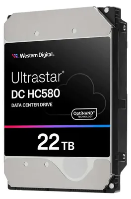 Produktbild von Western Digital Ultrastar DC HC580, 22 TB, 7200 RPM, 512 MB, 3.5", SATA