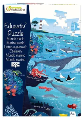 Obrázek produktu pro Vzdělávací puzzle Podmořský svět