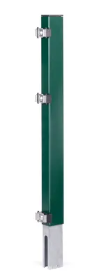 Image de Alberts 672669 Élévation de clôture Erhard, pour surélever facilement une clôture existante en treillis à double fils, vert, hauteur 600 mm, pour poteaux 60 x 40 mm