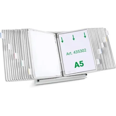 Produktbild von tarifold Sichttafelsystem 435302 DIN A5 weiß mit 30 St. Sichttafeln, 1 St.