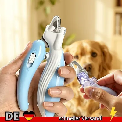 Produktbild von Professioneller Nagelknipser für Haustiere mit LED-Licht Fellschere Hunde