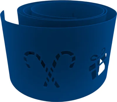 Produktbild von zaun|zu PREMIUM Weihnachtsdeko Sichtschutzstreifen Enzianblau 2,55m