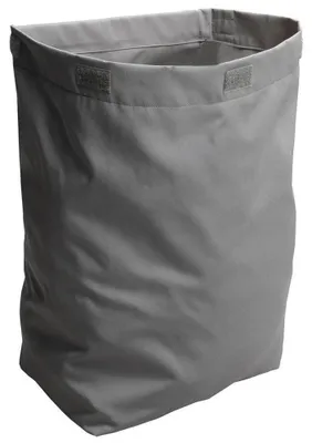 Productafbeelding van Sapho wasmand, 310x500x230 mm, met klittenbandsluiting, grijs