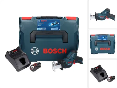 Zdjęcie produktu dla Bosch GSA 12V-14 Professional akumulatorowa pilarka szablasta 12 V + 1x akumulator 3,0 Ah + ładowarka + L-Boxx