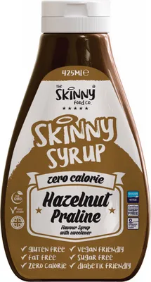 Produktbild von Skinny Foods Skinny Syrup (425ml) Hazelnut Praline - Funktionelle Lebensmittel - Soßen/Sirupe