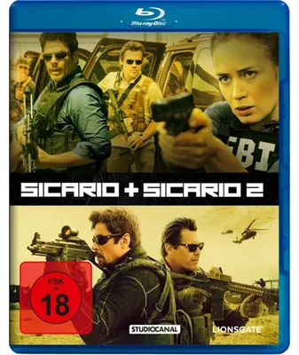 Obrázok produktu pre PLAION 1077652, Film, Blu-ray, Nemčina, Angličtina, 244 min, SICARIO 1 + 2 (digital/ VoD), Dobrodružstvo