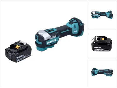 Produktbild von Makita DTM 52 M1 Akku Multifunktionswerkzeug 18 V Starlock Max Brushless + 1x Akku 4,0 Ah - ohne Ladegerät