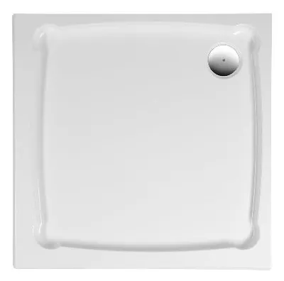 Obrázek produktu pro Sprchová vanička z litého mramoru DIONA, čtvercová 90 x 90 x 7,5 cm