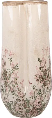 Produktbild von Clayre & Eef Vase Ø 16x36 cm Beige Keramik