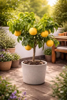 Zdjęcie produktu dla Citrus Paradisi – drzewko grejpfrutowe 70–100 cm – roślina z gatunku Pompelmus, egzotyczne drzewko cytrusowe do domu, na taras i do ogrodu