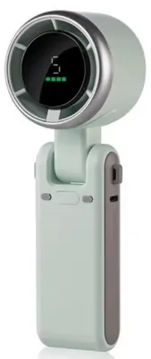 Produktbild von Handventilator 4in1, Handventilator Leise Power Bank, 5 Stufen, 12 Stunden Betriebsdauer, mit Trageband, Turbo-Luftstrom