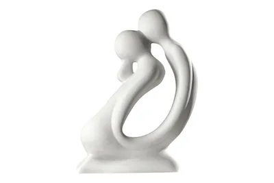 Zdjęcie produktu dla GILDE Francis, Figur, Paar, "Der Kuss", Keramik, creme, , L. 14 cm, B. 30 cm, H. 42 cm 30157