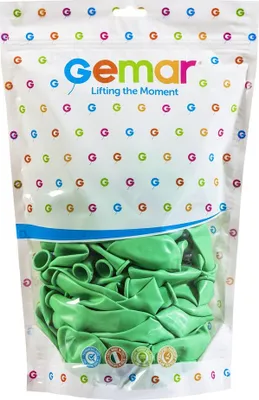 Zdjęcie produktu dla Balony makaroniki Zielono Miętowe, G120, 33 cm, 50 szt.