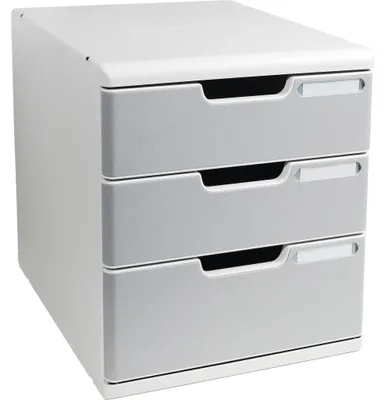 Obrázok produktu pre Exacompta 325041D Zásuvkový box MODULO A4 3 uzavreté zásuvky
