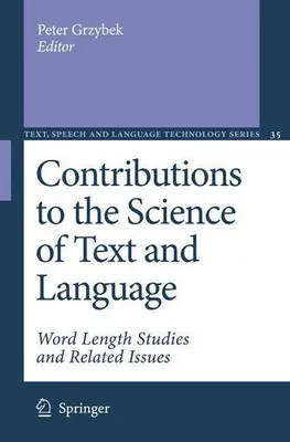 Immagine prodotto di Contributions to the Science of Text and Language