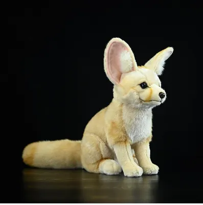 Produktbild von Fennek Plüschtier 26 cm – Großohriger Wüstenfuchs Stofftier realistisch & weich