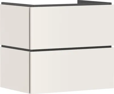 Immagine prodotto di hansgrohe Xilesa E Meuble sous-lavabo pour lavabos, 2 tiroirs PushOpen, 680x470x620mm, 54295780, 54295780